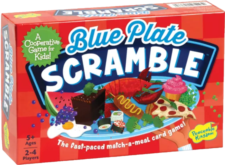Blue Plate Scramble Board Game