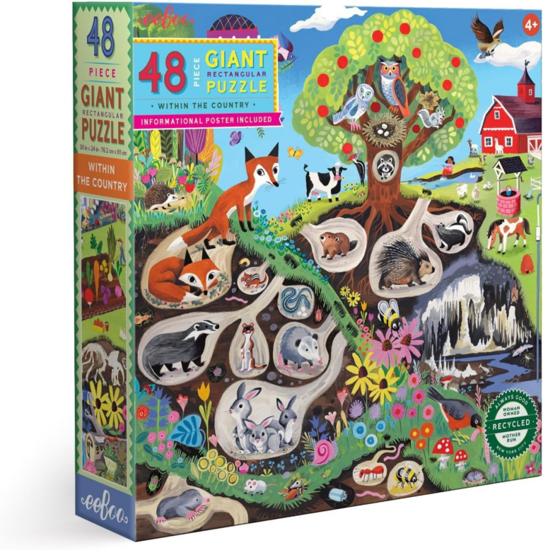 Giant Floor Puzzle with lots of animals